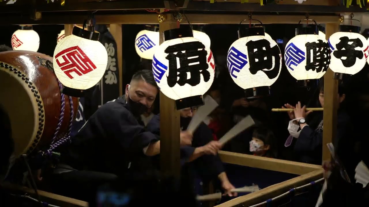 底抜け屋台引き合わせ『原町・二丁目』銀座通り【第50回飯能まつり2022The 50th Hanno Festival】2022年(令和4年)11月5日(土)5 November, 2022(Sat)
