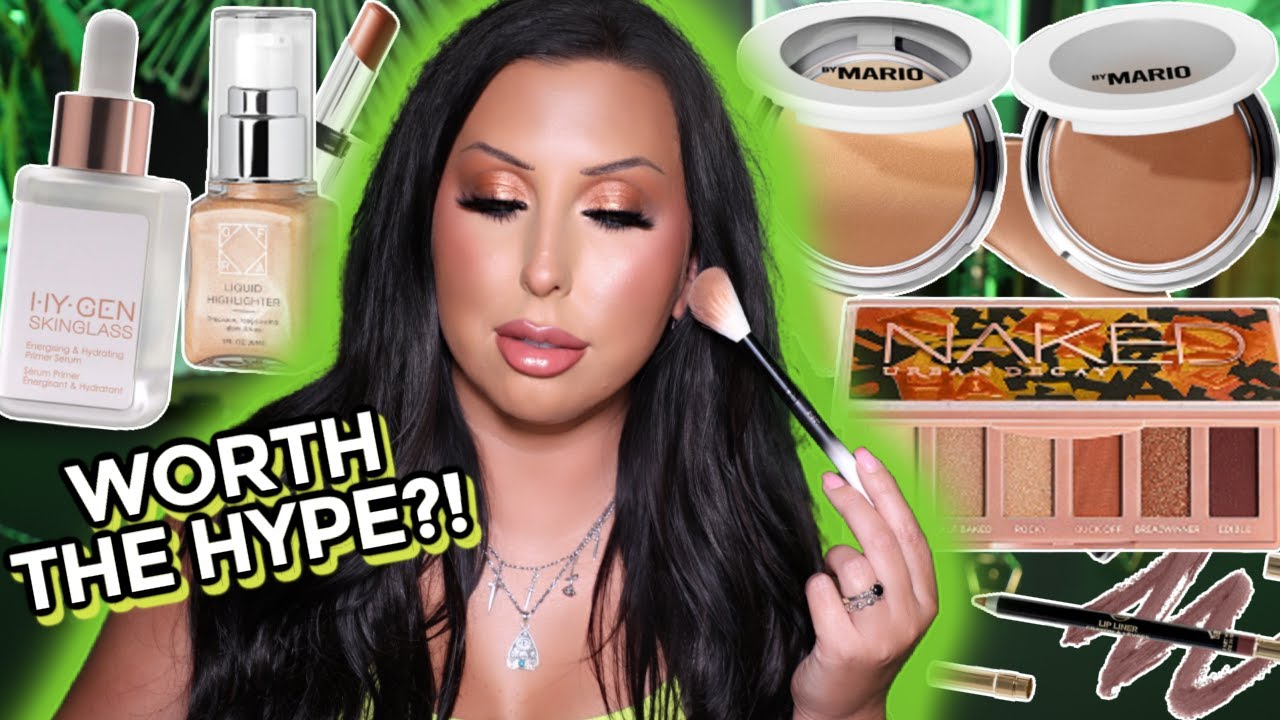 TESTING NEW MAKEUP | MAKEUP BY MARIO, NATASHA DENONA, URBAN DECAY, & INDIE!