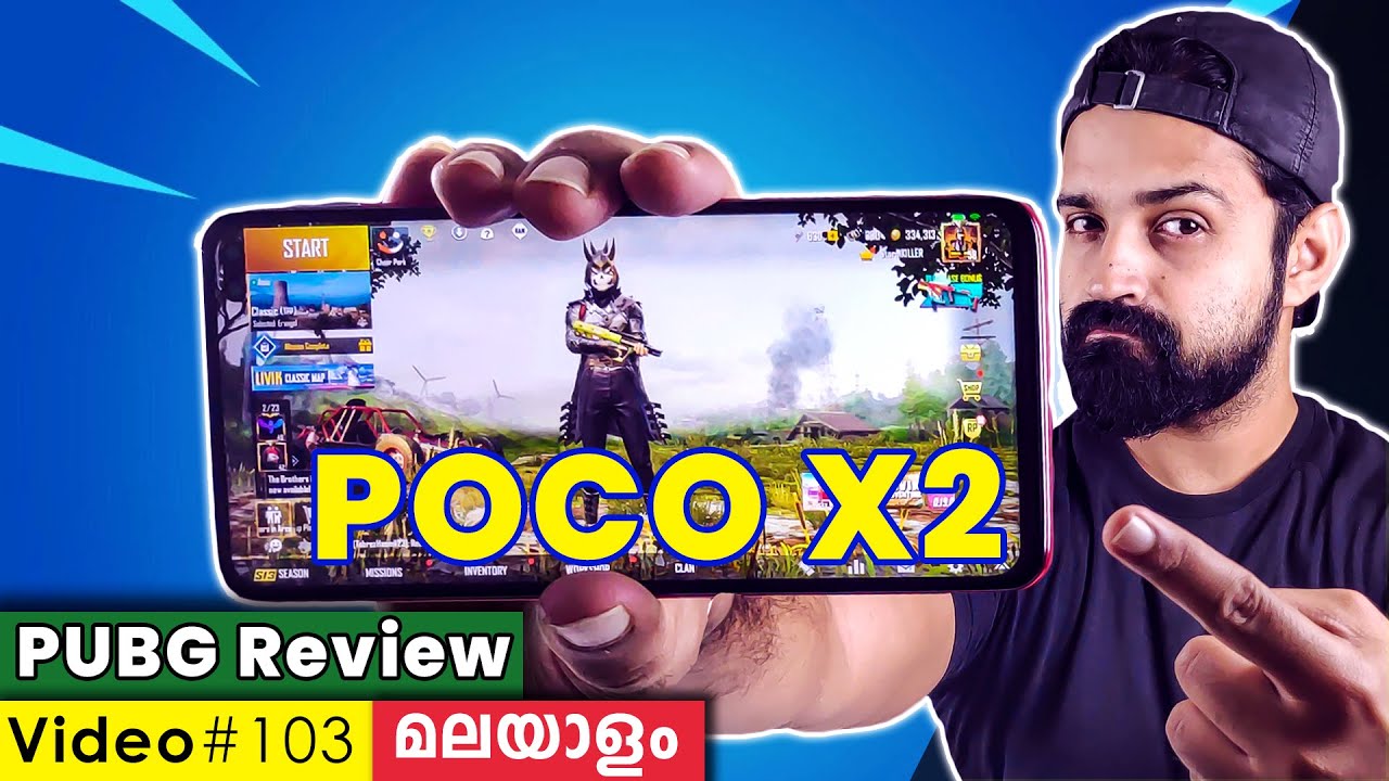 Poco X2 | PUBG Gaming Review[Malayalam] | FPS and Battery Drain Test| 120Hz and Extreme (60fps)|