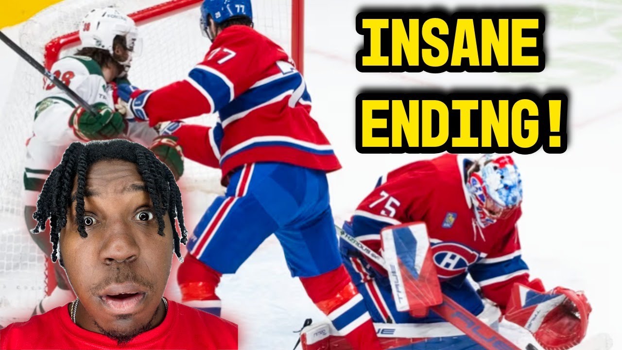 WHAT AN ENDING! | Canadiens vs Wild NHL Full Game Highlights Reaction!