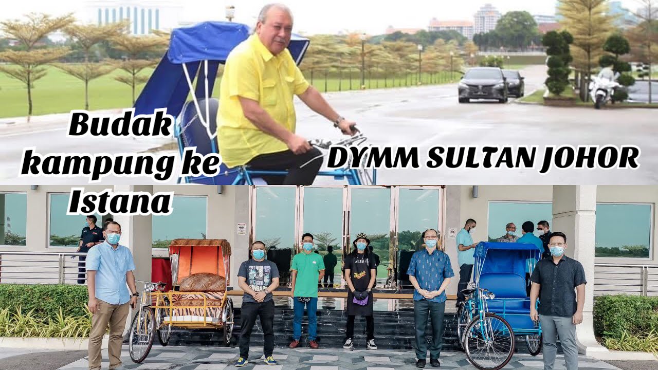 Budak kampung menuju Istana DYMM Sultan Johor