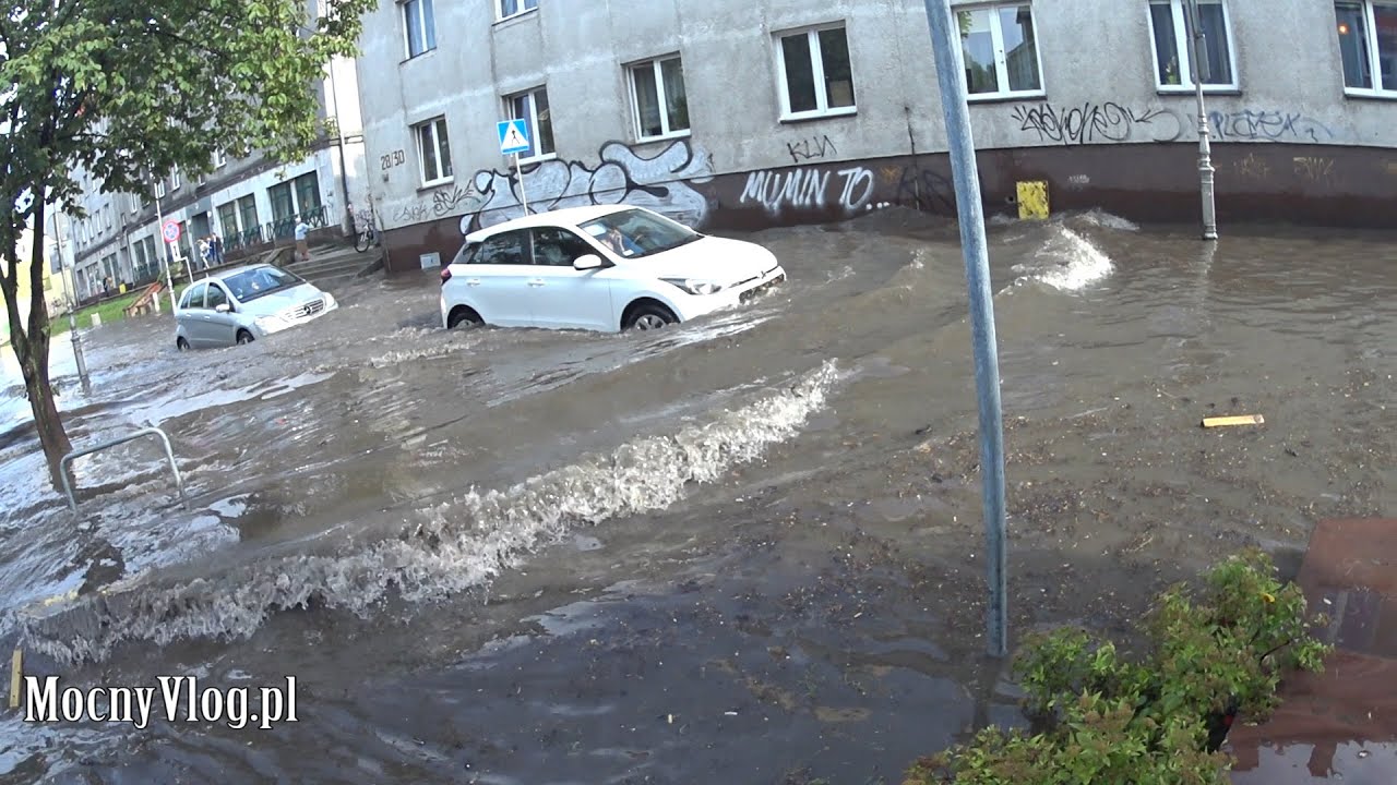 Potop na ulicach Kielc