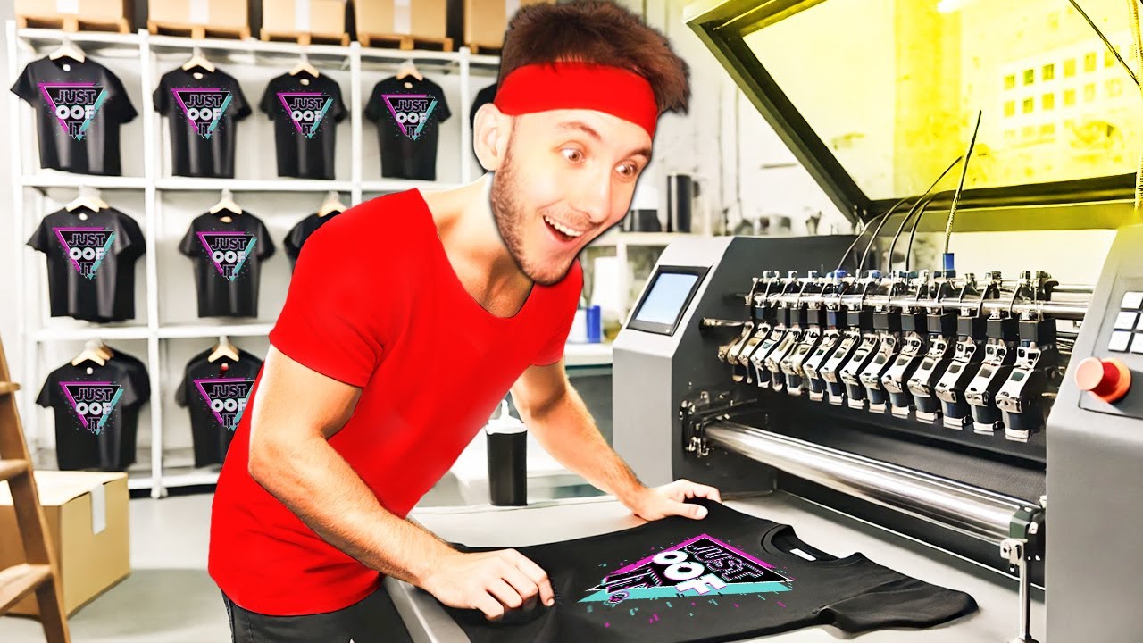 STAVÍM TOVÁRNU NA SVŮJ MERCH! | Factory Outlet