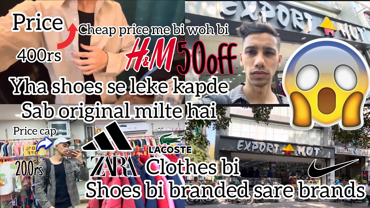 Delhi best shopping store yha per sab original milta hai😱 cheapest price me ek dum export hut vlog ✨