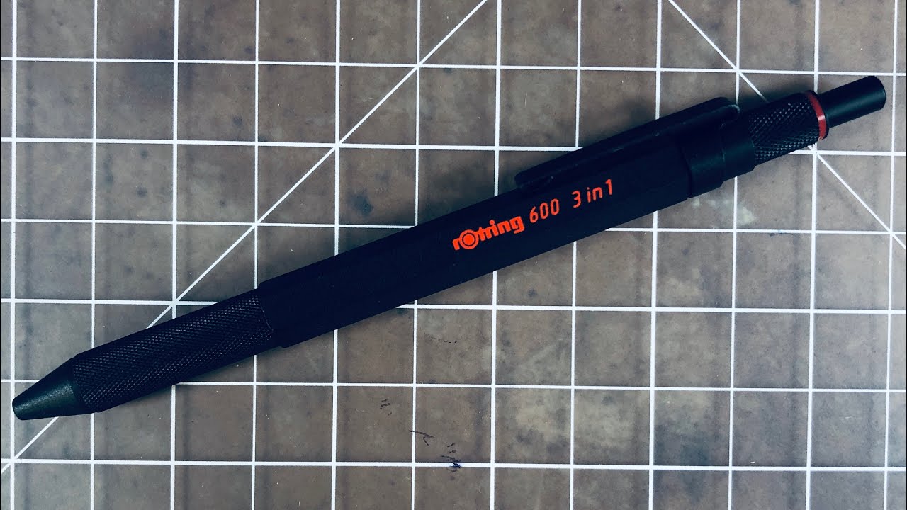 Обзор многофункциональной ручки Rotring 600 3 в 1 — первая новинка Rotring 600