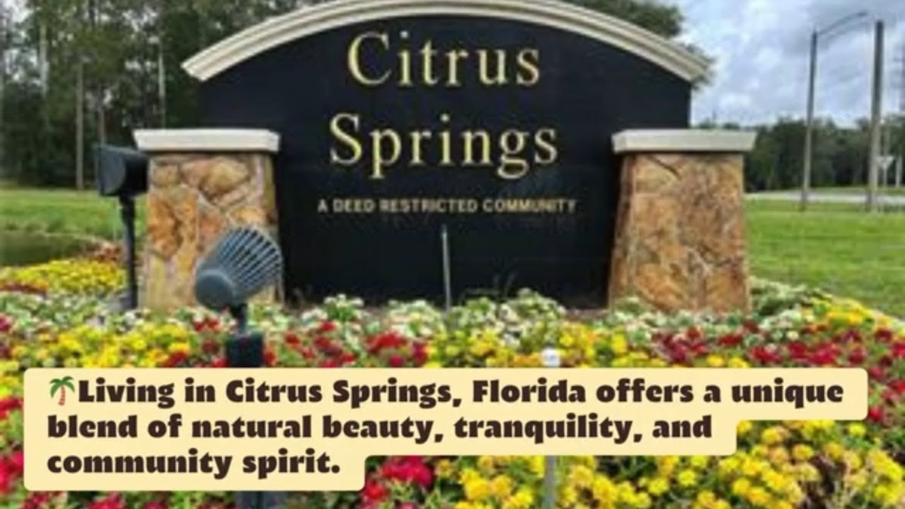 Inside Citrus Springs, FL: The Town No One is From
