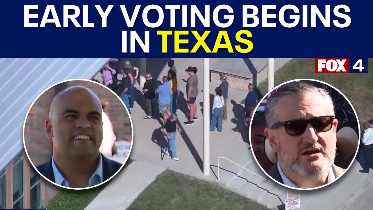 Early voting for 2024 general election kicks off in Texas