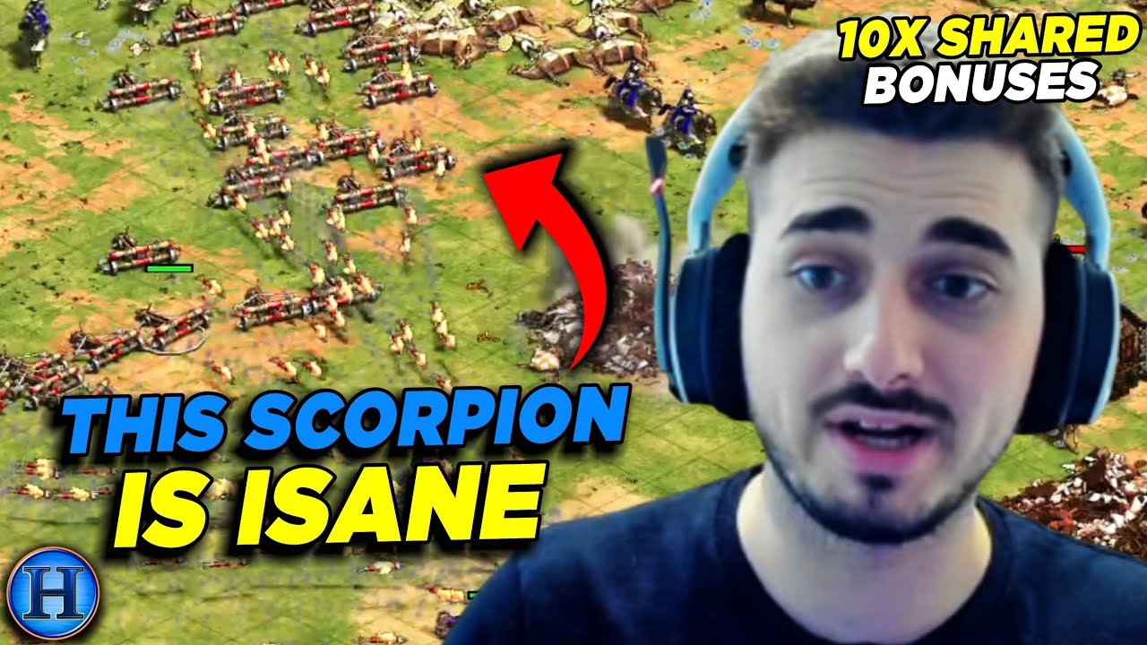 18 Range Scorpions & Splash Damage Cavalry & 1000HP Mamelukes | AoE2
