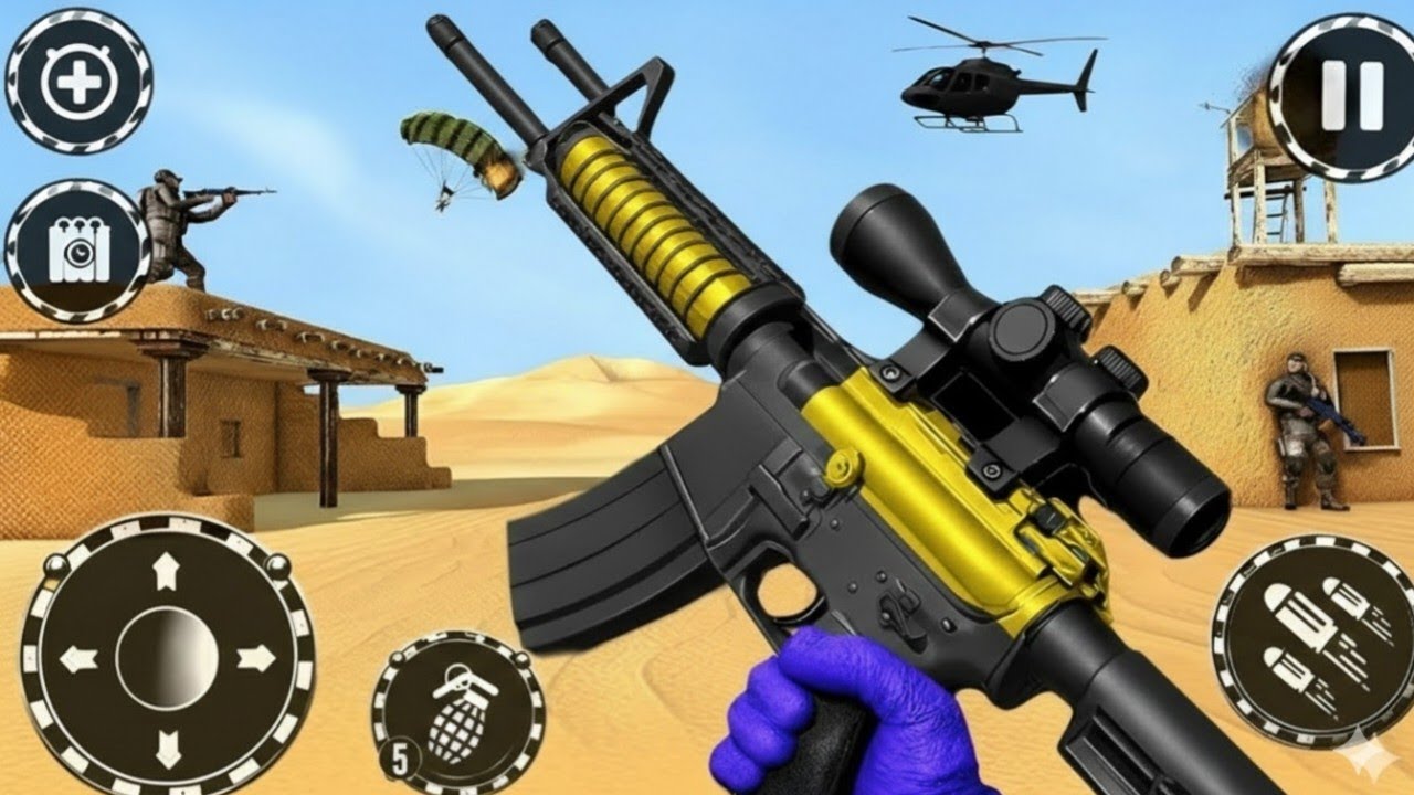 FPS Terrorism Secret Mission Shooting Games _ Android GamePlay