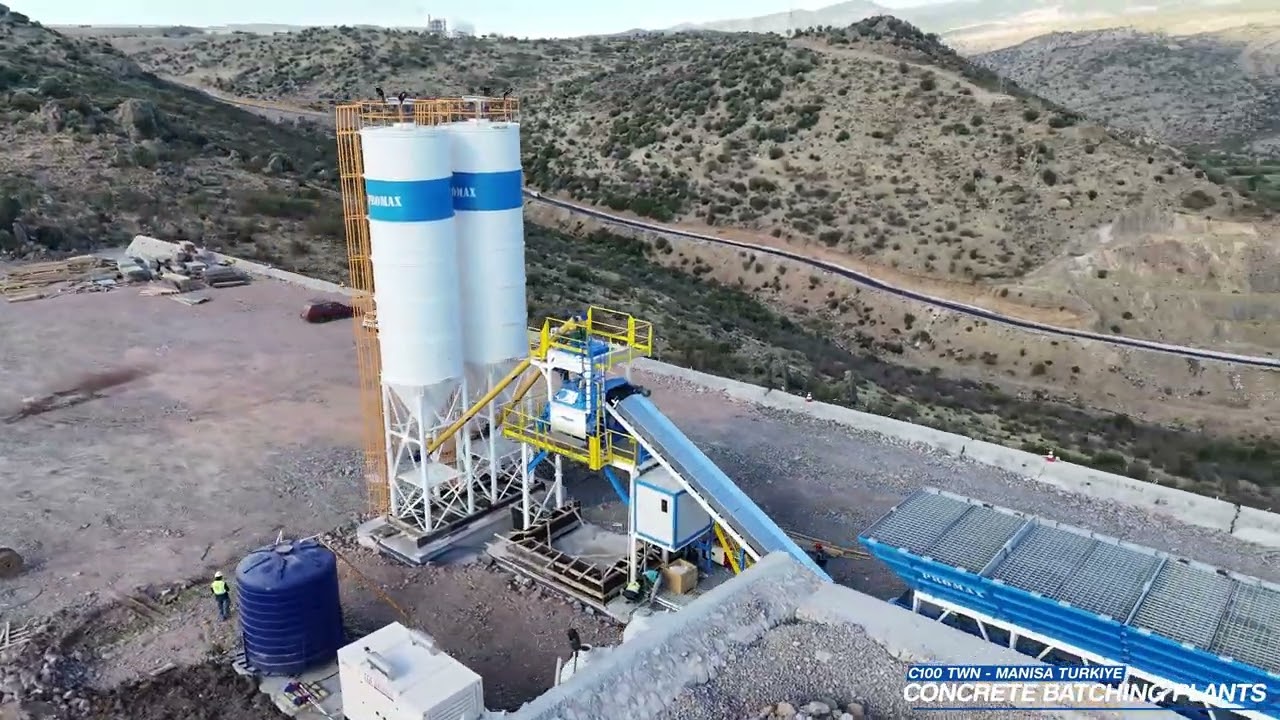 Promax Beton Santralleri - 100m&sup3;/s Kompakt Beton Santrali - promaxstar.com #betonsantrali