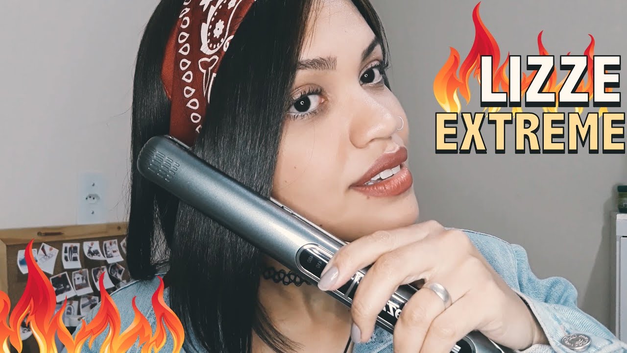 PROGRESSIVA COM 5 PASSADAS | Corte Térmico | Prancha perigosa 🔥  LIZZE EXTREME 🔥