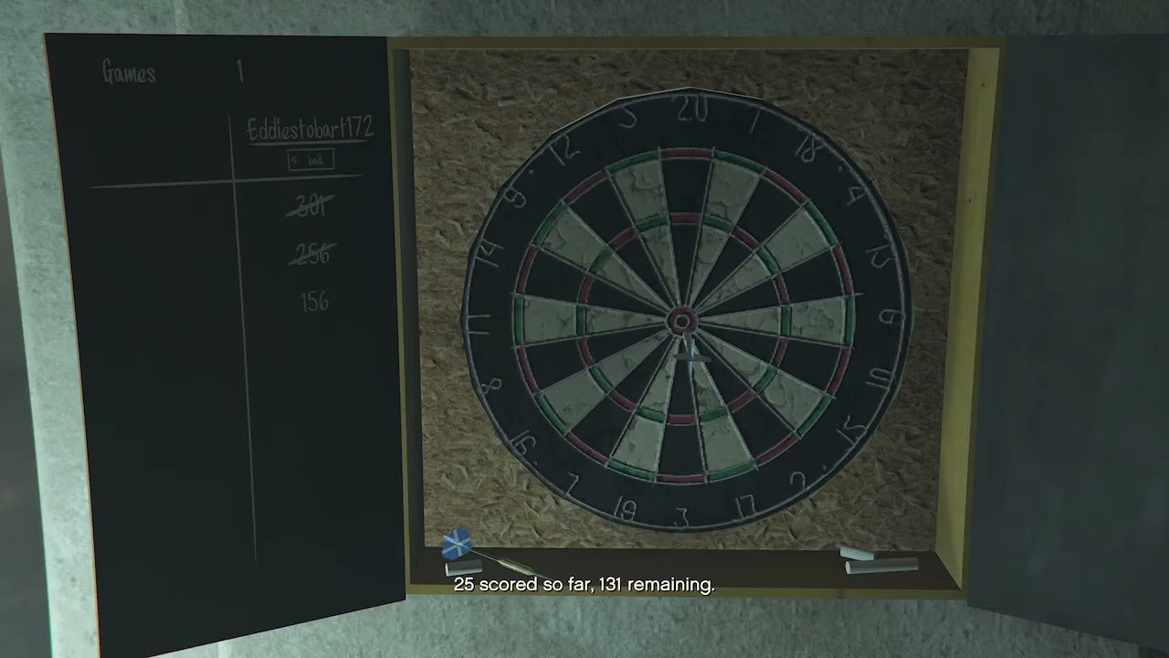 I never knew gat 5 had darts in game 
