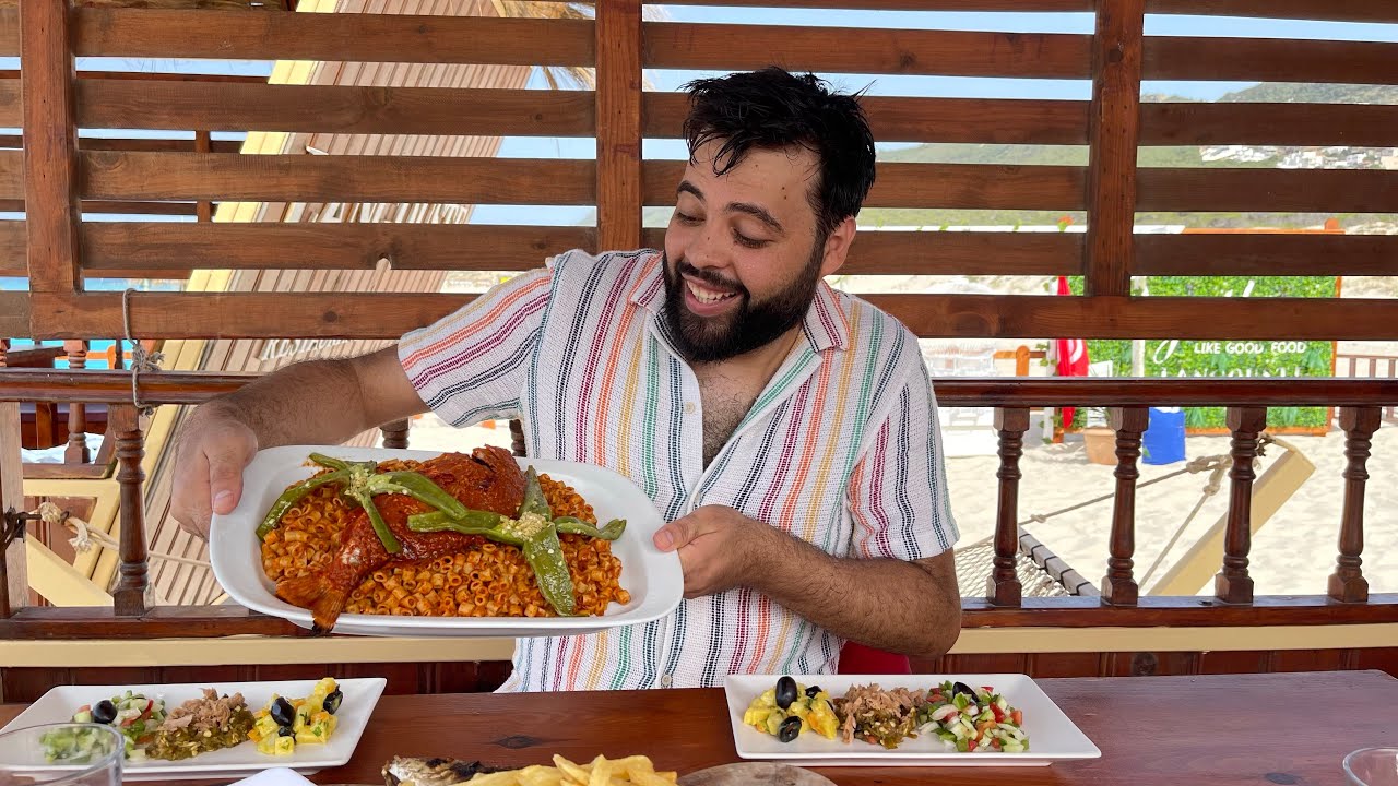 مقرونة بالمرجان وتشكيلة من Sea Food.. جرّبنا مطعم Langoustete على البحر في مدينة رفراف - بنزرت🇹🇳