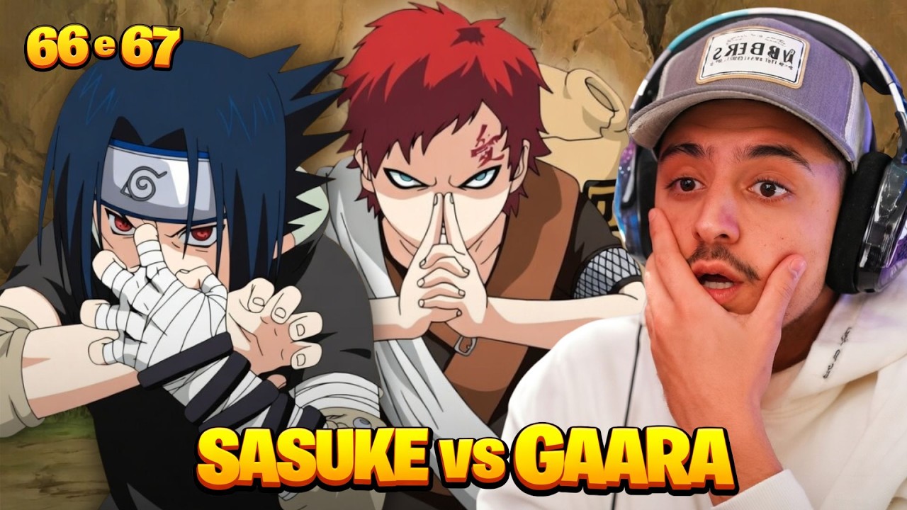 LOUD CORINGA REAGE: SASUKE vs GAARA |COMPLETO| EP 66 e 67