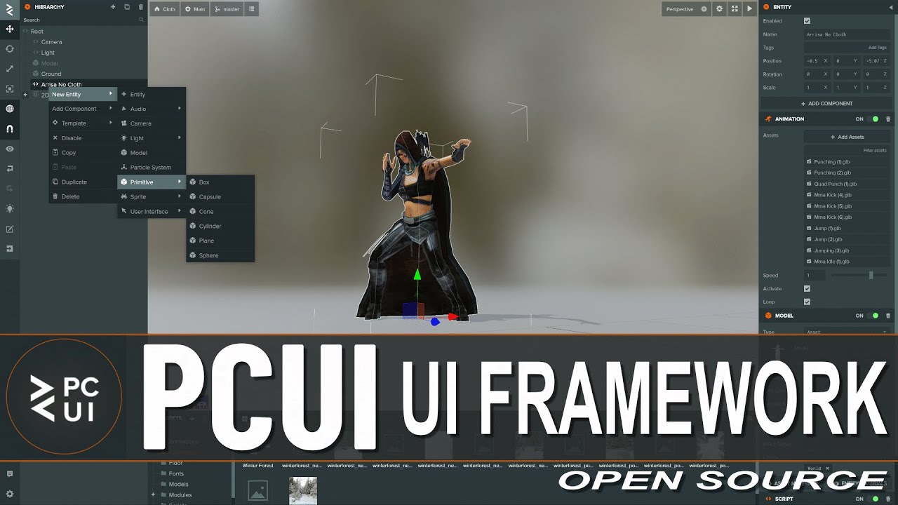 PCUI -- New UI Framework For Game Tool Development