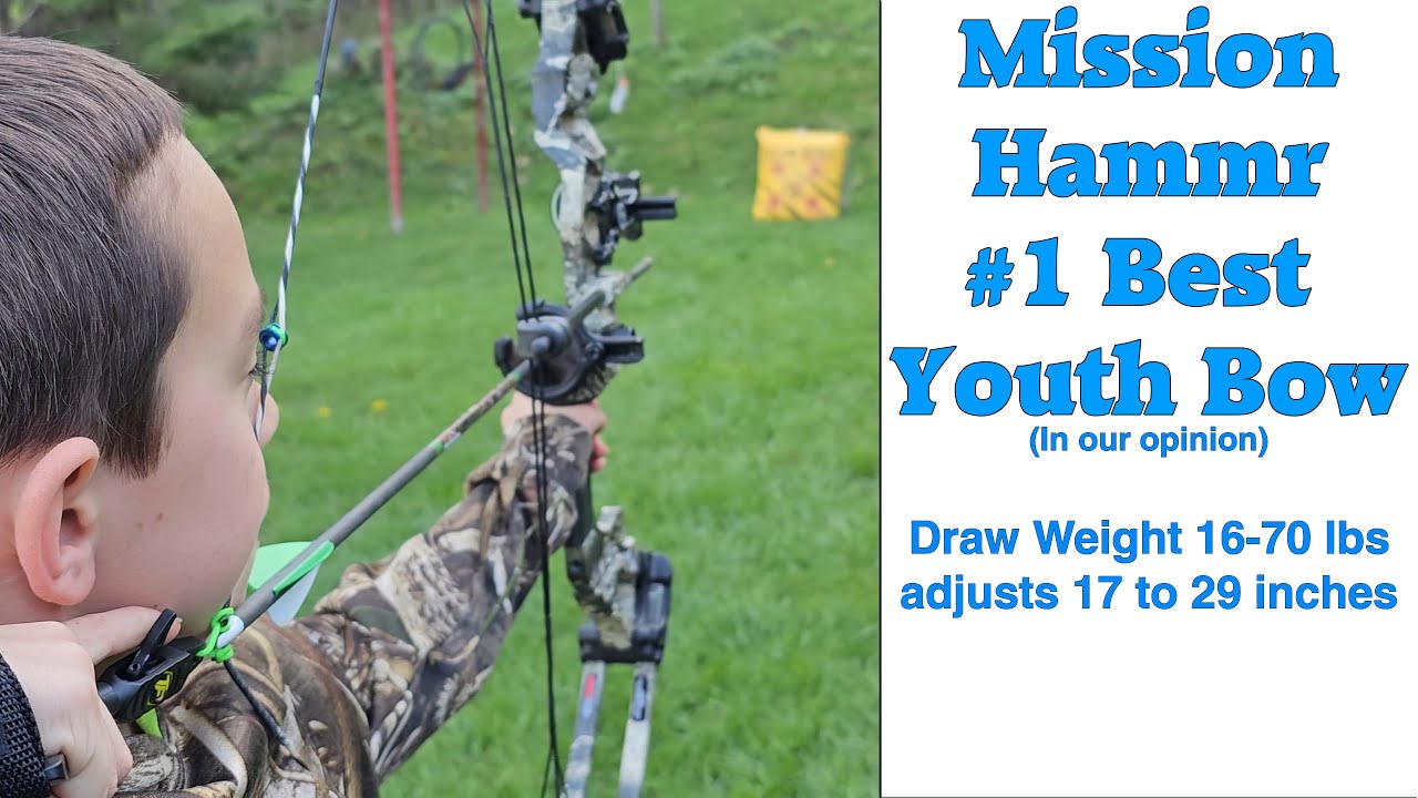 Mission Hammr Youth Bow 🏹 🎯 Perfect Bow to grow with!