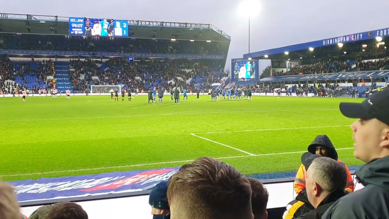 Birmingham City V Leicester City Home 2026 - Full Time Whistle