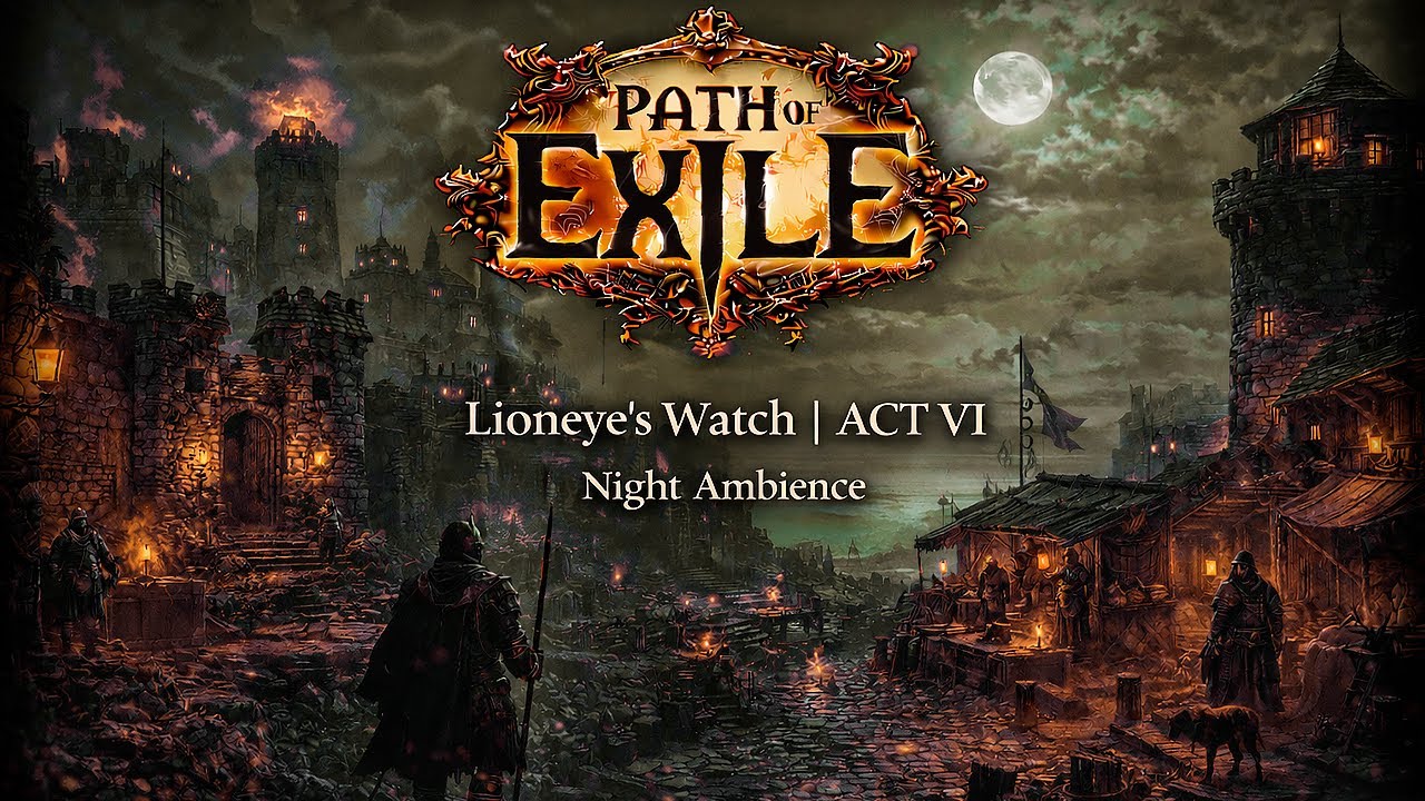 Path of Exile — Night Chill AFK | Act VI Lioneye’s Watch — Ночной AFK