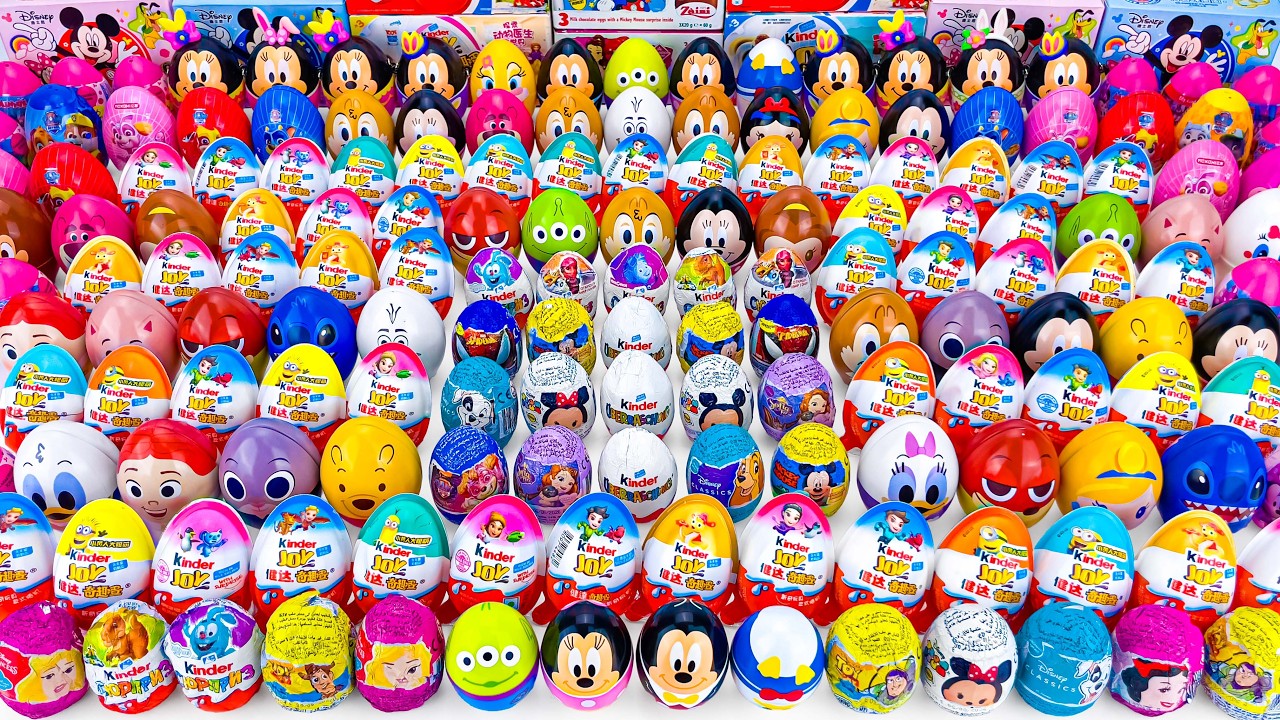ASMR DISNEY Mickey SQUISHY Mystery Toys UNBOXING | Unpacking So Many Kind Of Surprise Egg