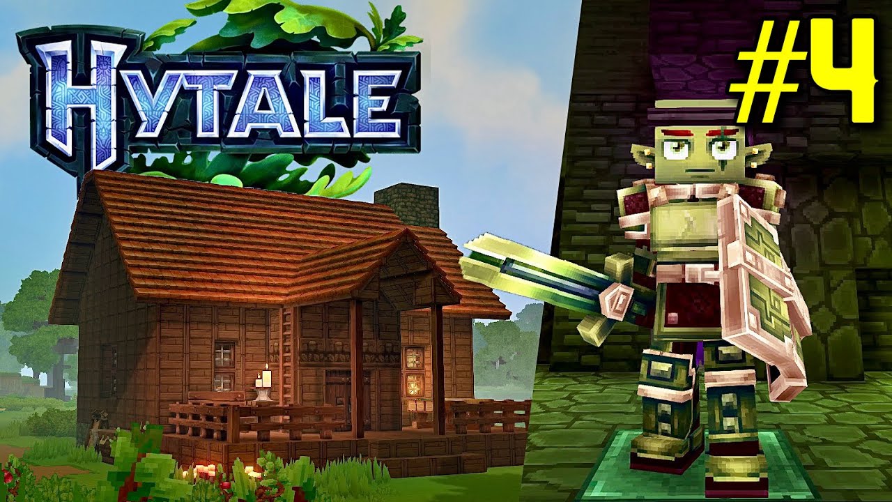 Building a Cozy Cottage Home! - Hytale Ep.4