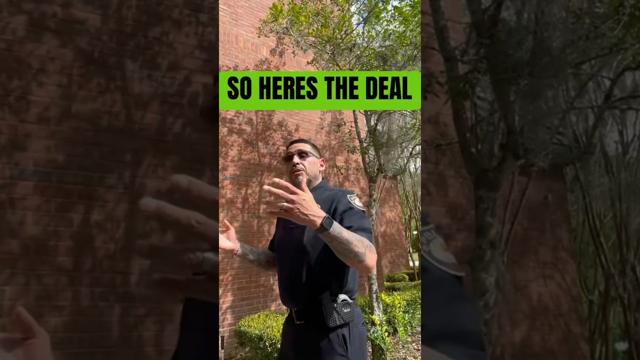 Police Captain Runs From  Simple Question
