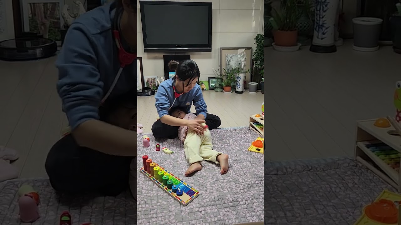 23년1월21일 2살아기 병원놀이(엄마랑)