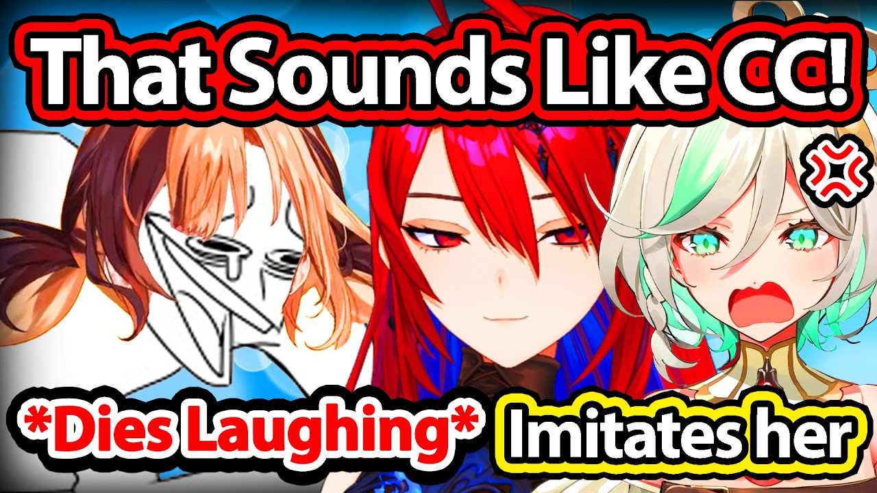 Gigi Dies of Laughter when Liz Perfectly Imitates Cecilia's Voice 【Hololive】