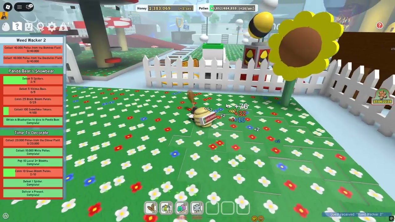 Bee swarm simulator