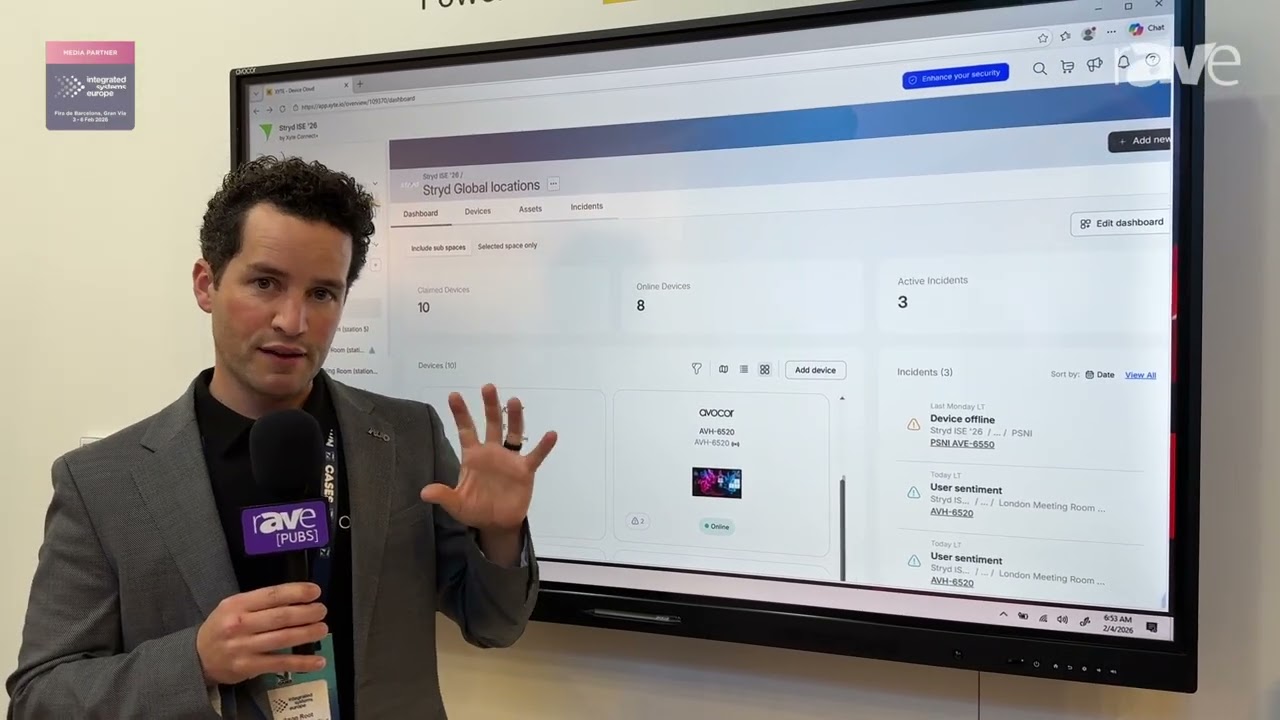 ISE 2026: AUO Display Plus Exhibits Avocor FUSE Cloud Based Management Platform at the Avocor Booth