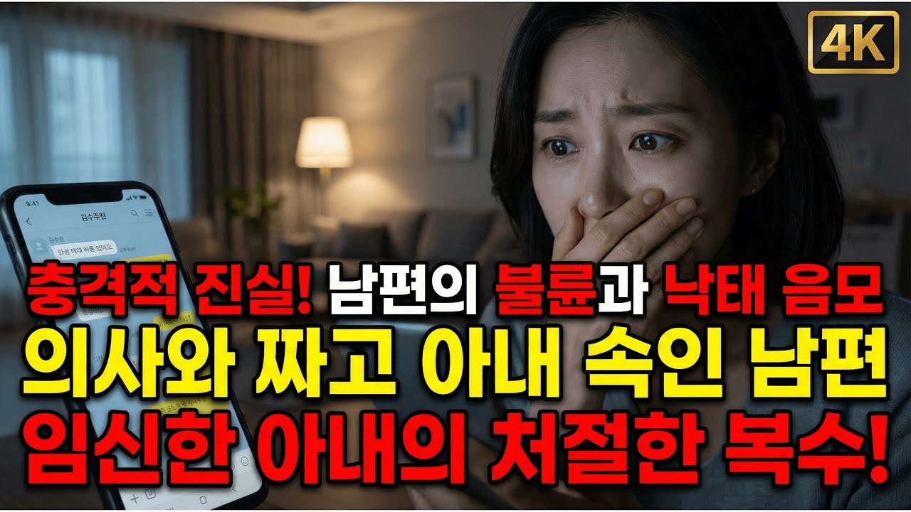 임신 중인 나를 기만한 남편의 실체... 아이를 지우겠다는 말에 남편은 뒤집어질 수밖에 없었죠