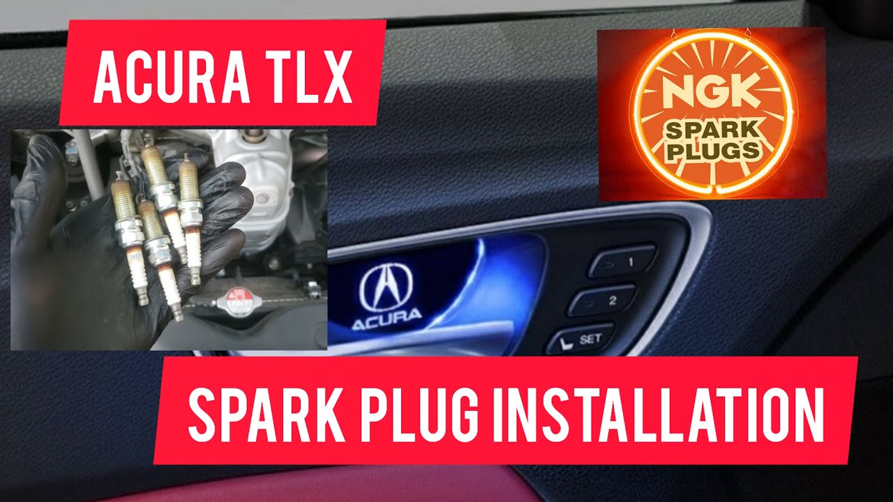 Установка свечей зажигания Acura TLX