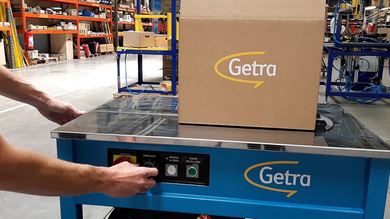 Mise en route d'une cercleuse de table