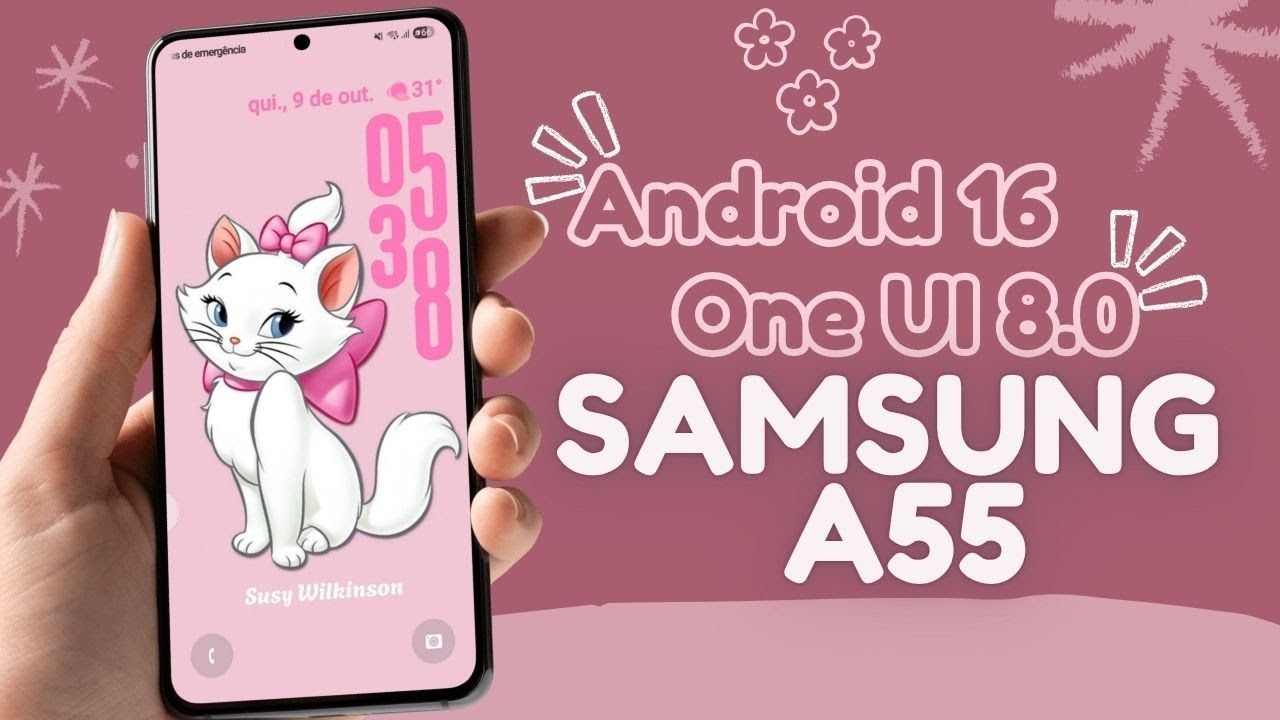 🎊CHEGOU!!!🪇 ONE UI 8 ANDROID 16 NO SAMSUNG GALAXY A55 - VEJA AS PRINCIPAIS NOVIDADES AQUI!