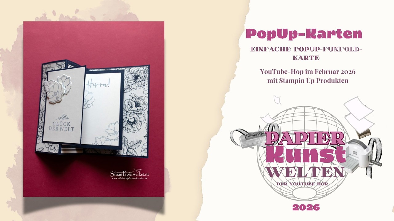 Pop Up Fun Fold Card - einfacher PopUp-Mechanismus #stampinupdeutschland #papierkunstwelten