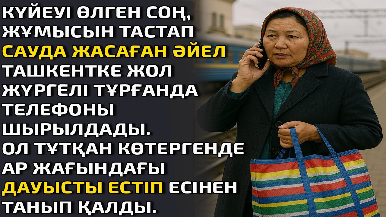 КҮЙЕУІ ӨЛГЕН СОҢ ЖҰМЫСЫН ТАСТАП САУДАМЕН АЙНАЛЫСҚАН ӘЙЕЛ ТАШКЕНТКЕ ЖОЛ ЖҮРГЕЛІ ТҰРҒАНДА ТЕЛЕФОНЫ ШЫР
