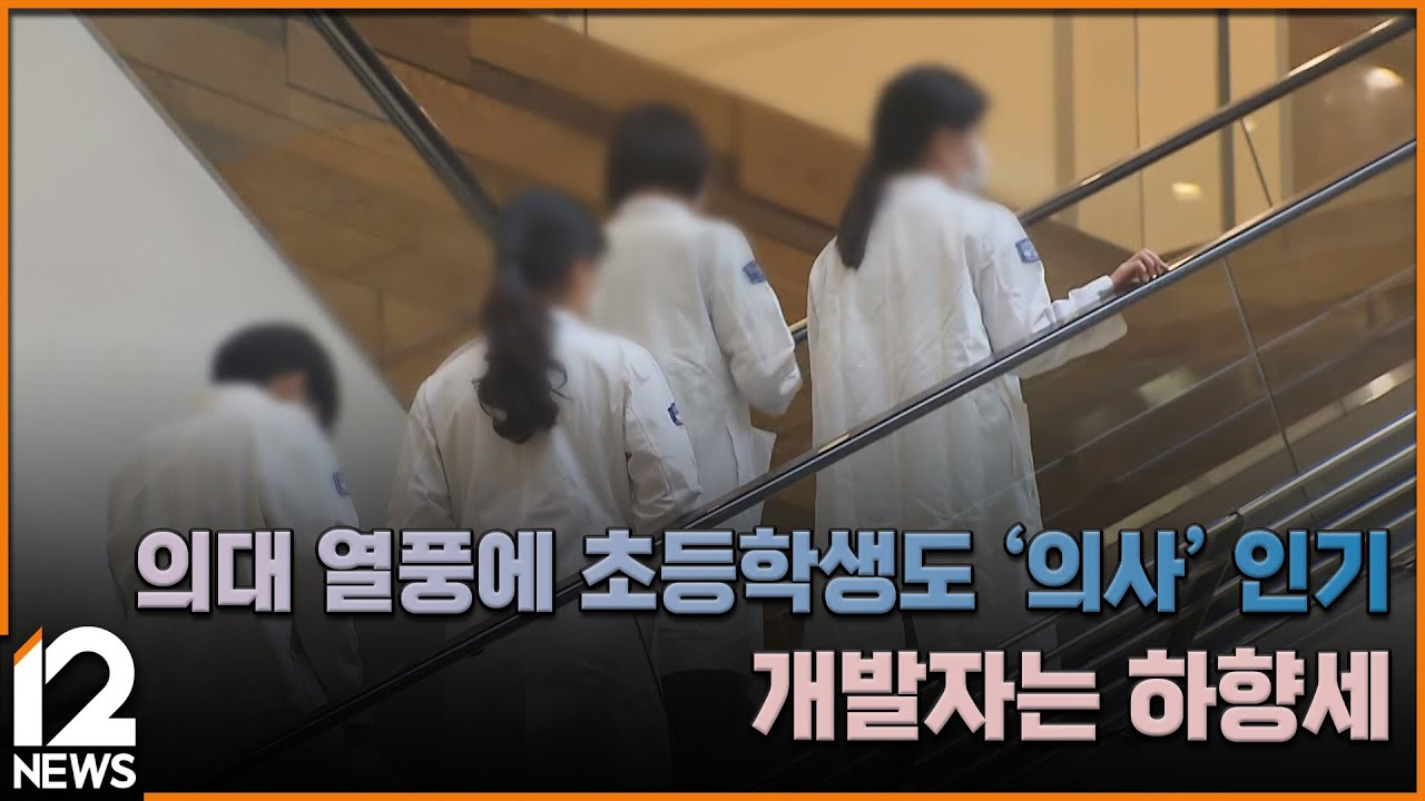 의대 열풍에 초등학생도 '의사' 인기&hellip;개발자는 하향세 / EBS뉴스 2025. 11. 27