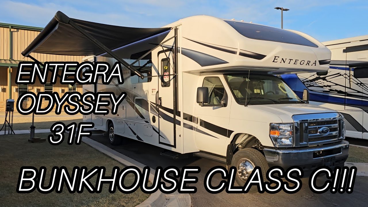 Is the 2025 ENTEGRA ODYSSEY 31F the Class C Bunkhouse coach for you? | Haze Carlson at Bob Hurley RV