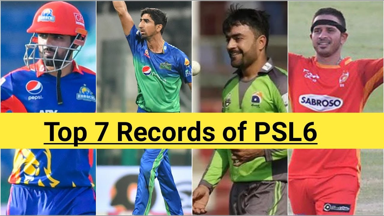 Top 🔝 7 Records of PSL6 | #PSL6 | #PSL2021