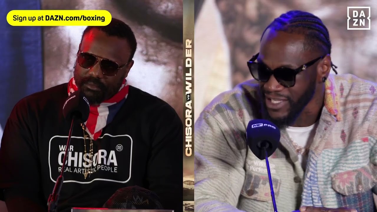 Dereck Chisora vs Deontay Wilder Launch Press Conference