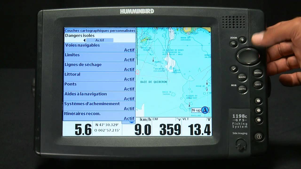TUTO : Le réglage du mode cartographie sur les combinés GPS/SONDEUR HUMMINBIRD