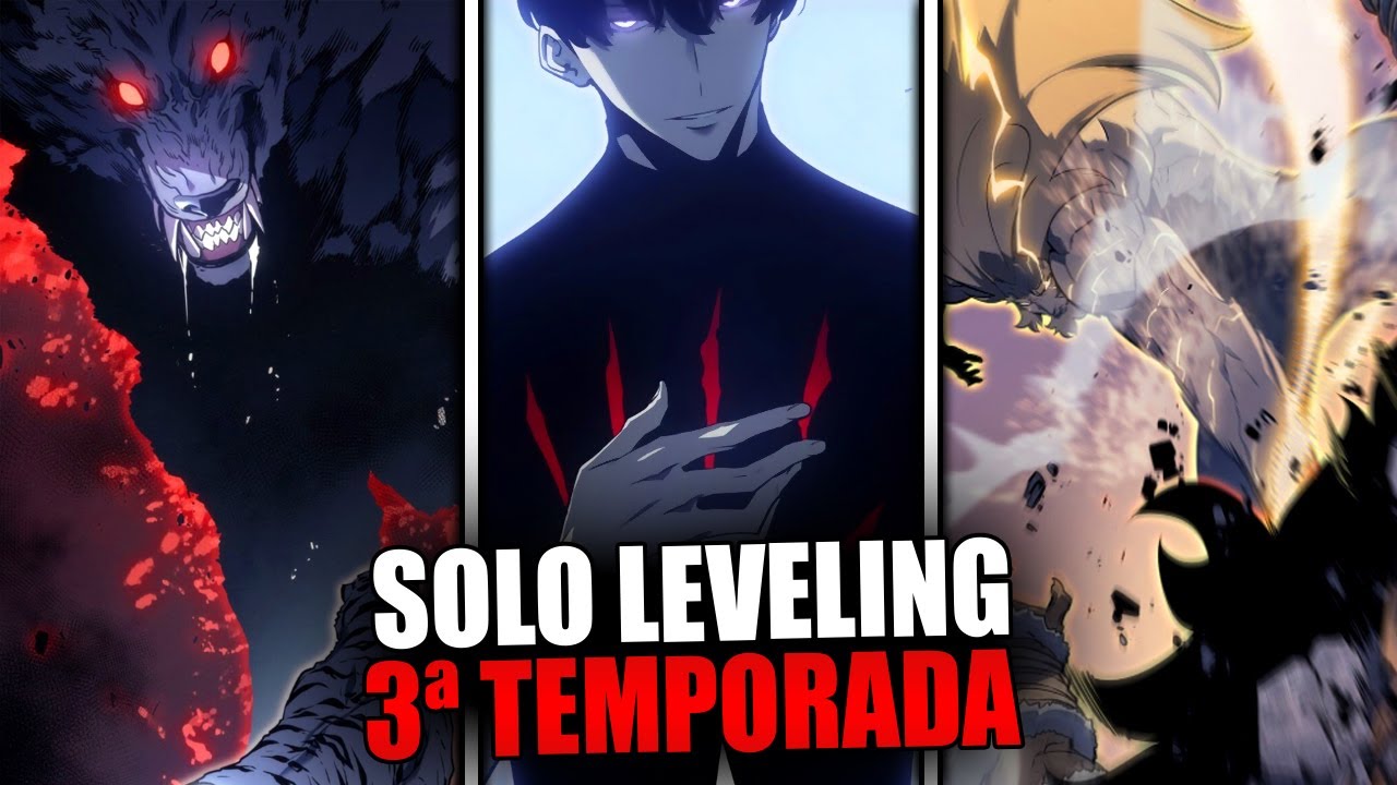 Solo Leveling - 3ª Temporada Parte 04 / SUNG JIN WOO e THOMAS ANDRE ENFRENTAM OS MONARCAS!