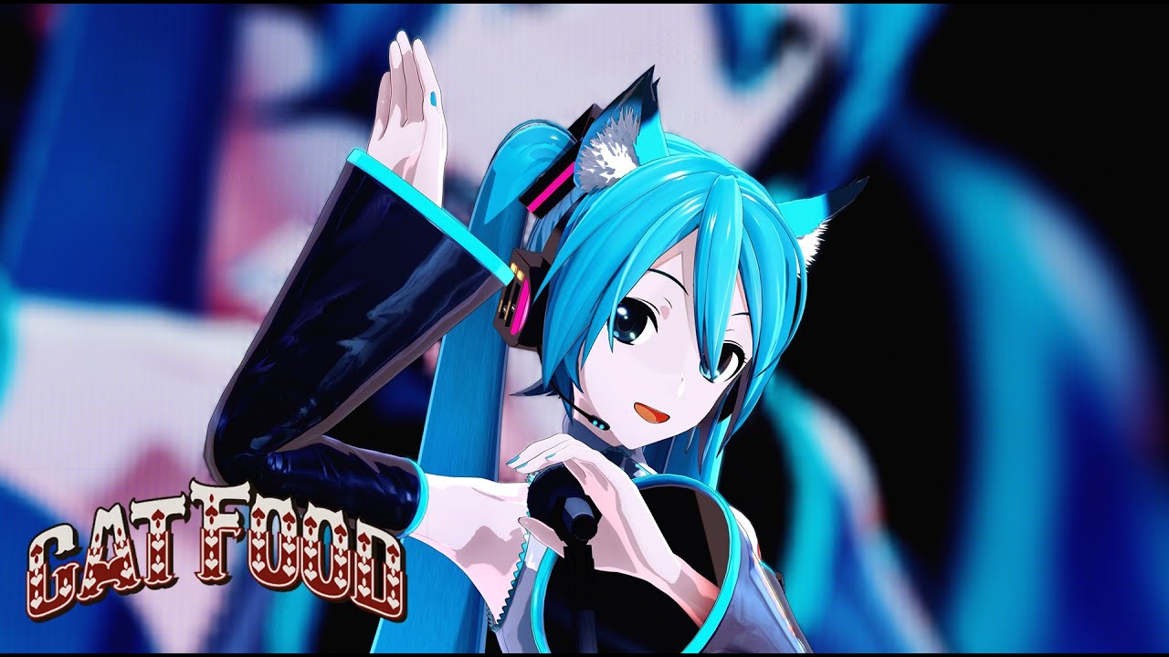 【MMD】キャットフード  / Cat Food Live Mode   YYB式初音ミク【4k60fps】