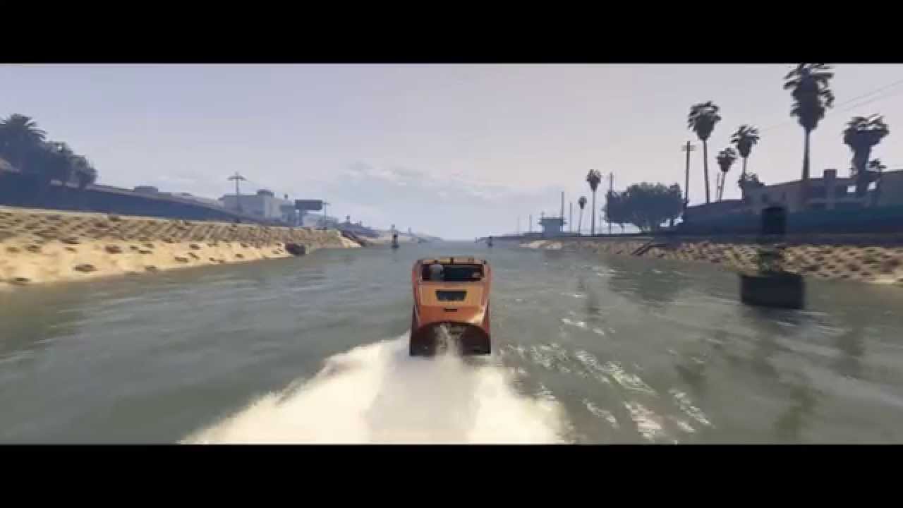 BOAT TimeLapse - In A Lampadati Toro Around The Island [GTA5]