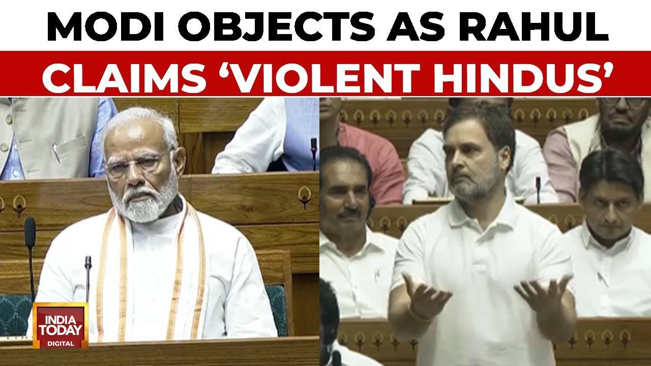 Can't Paint Hindus As Violent: PM Modi Objects As Rahul Gandhi Claims 'Violent Hindus' | India Today