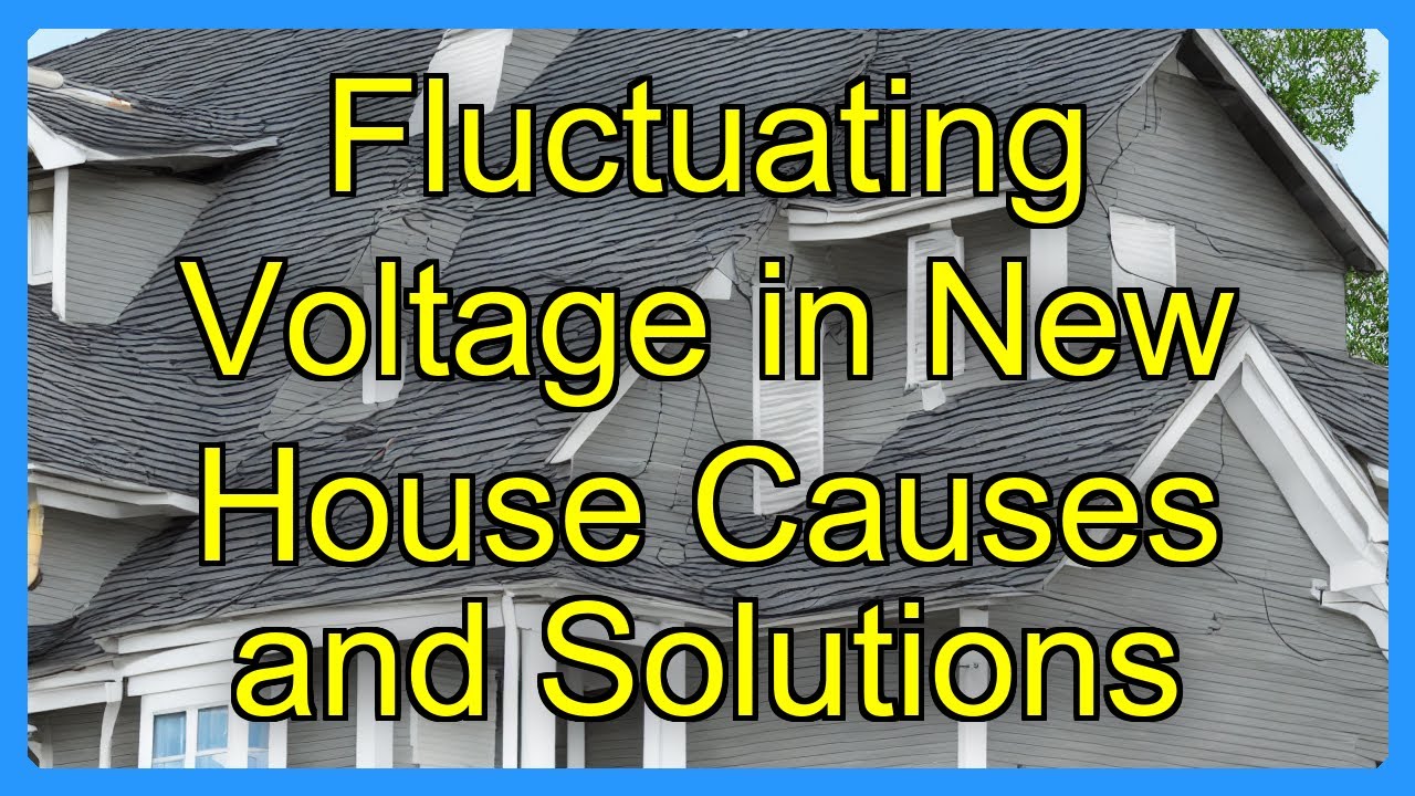 Fluctuating Voltage in New House Causes and Solutions