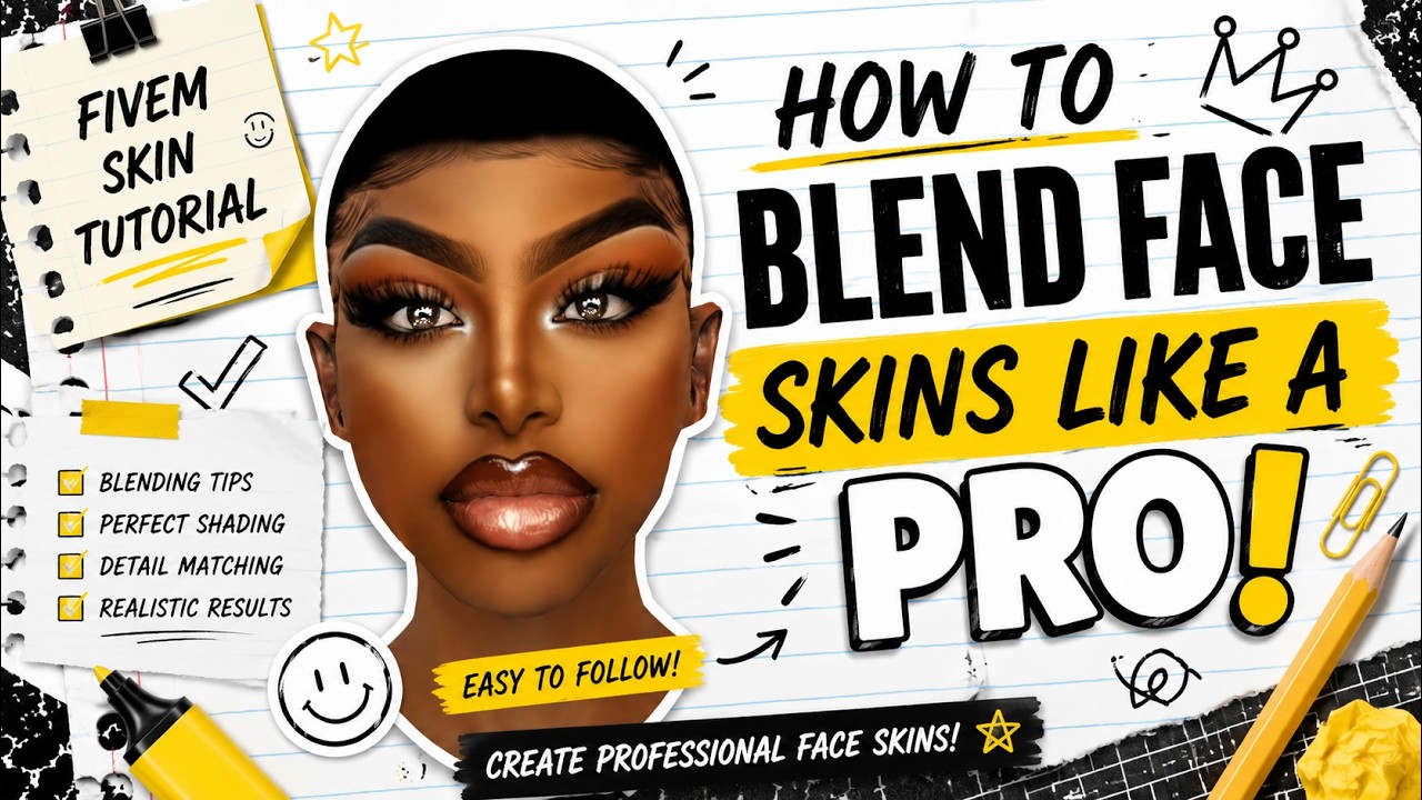 Сделайте свои скины FiveM реалистичными: урок по наложению в Photoshop