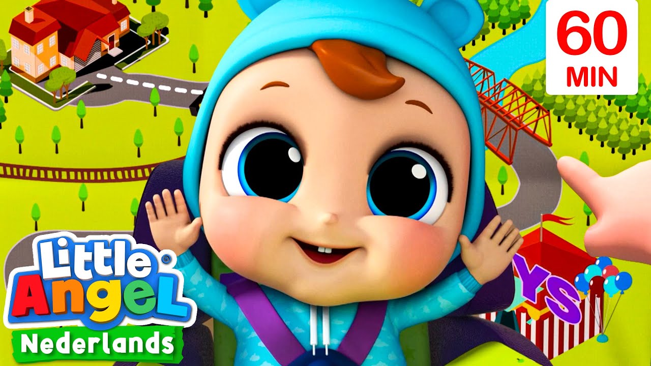 Autoreis naar de speelgoedwinkel! | Kinderliedjes met Baby John | Little Angel Nederlands