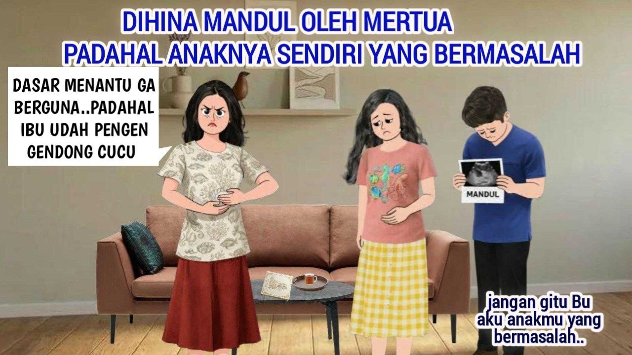 DIHINA MANDUL OLEH MERTUA, PADAHAL ANAKNYA SENDIRI YANG BERMASALAH