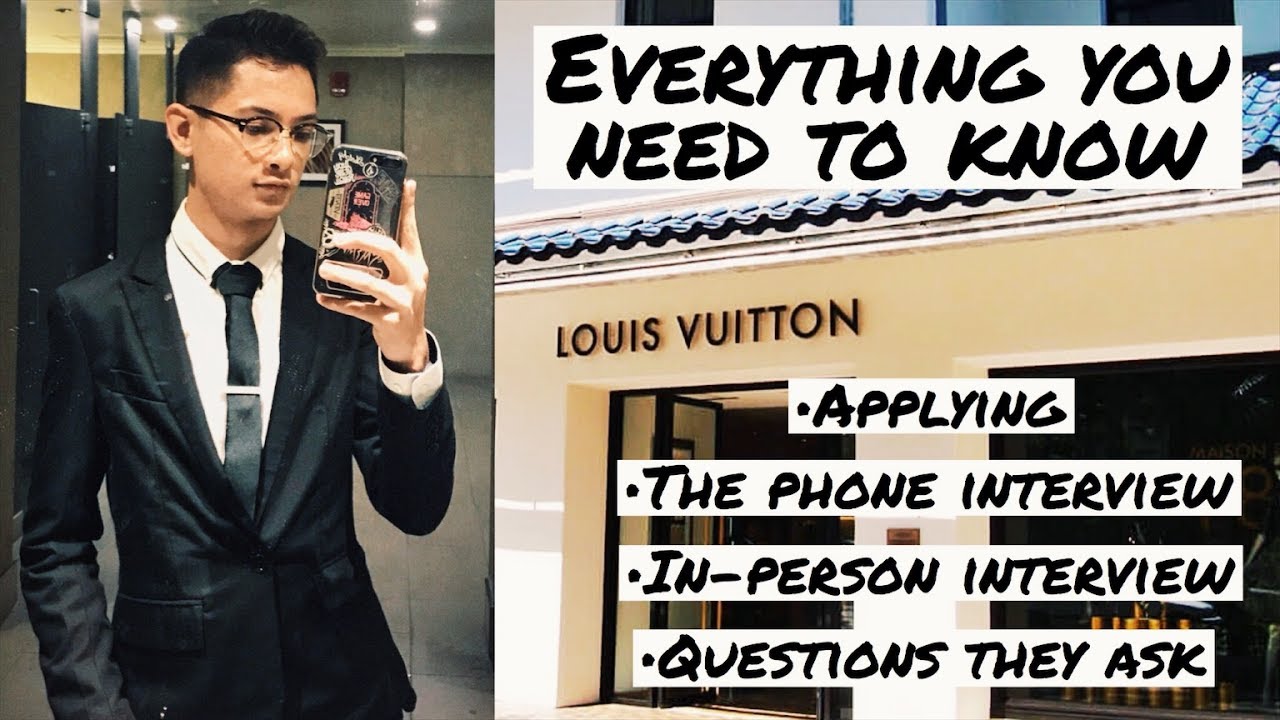 MY INTERVIEW AT LOUIS VUITTON (SECRETS REVEALED)
