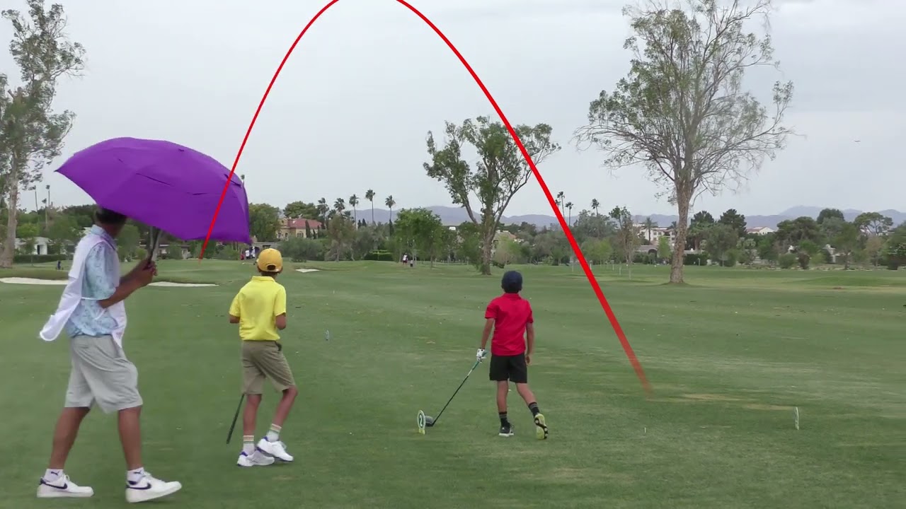 Zona Jo Playing in the storm ☔️ 1st Eagles 🦅 2025 #uskidsgolf AZ State Championship at AZ Biltmore